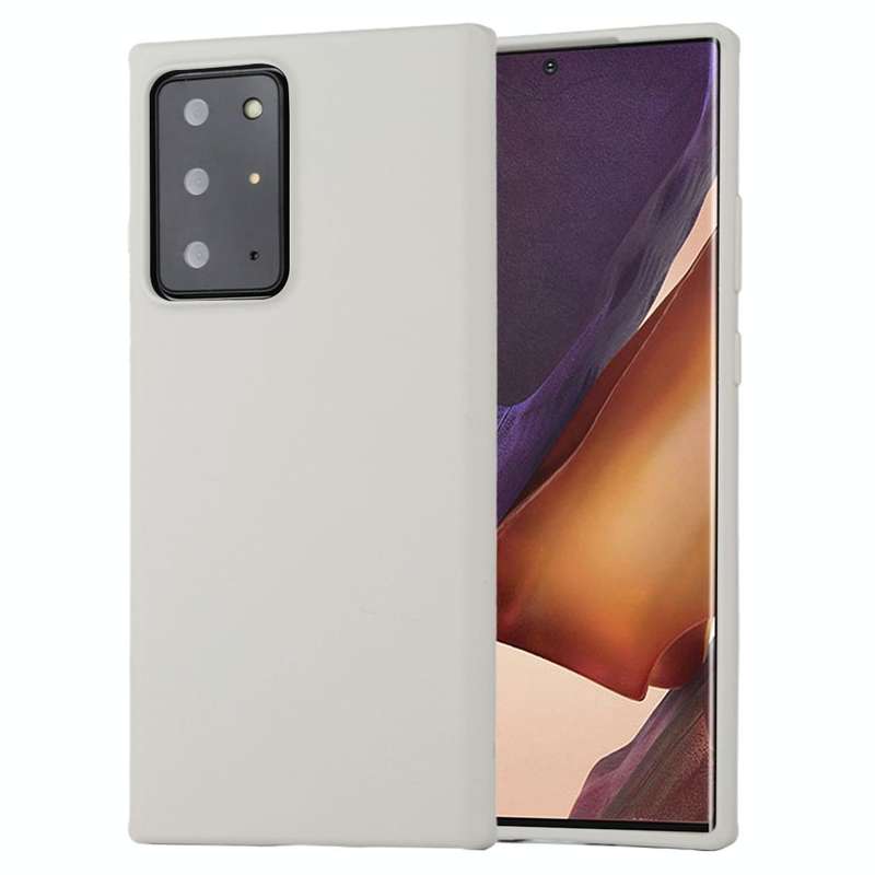 For Samsung Galaxy Note20 Ultra GOOSPERY SOFT FEELING Liquid TPU Drop-proof Soft Case(Grey)