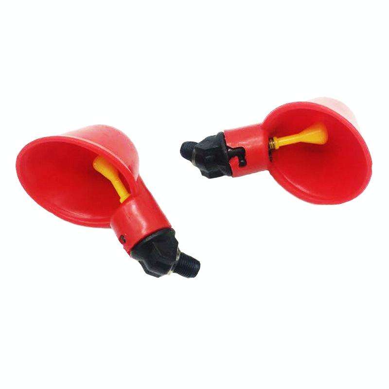 10 PCS Vreeding Equipment Export Type Drinking Bowl Poultry Drinker(Watering When Touching)
