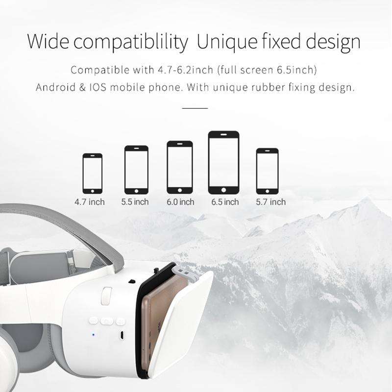 BOBOVR Z6 Virtual Reality 3D Video Glasses Suitable for 4.7-6.3 inch Smartphone with Bluetooth He...