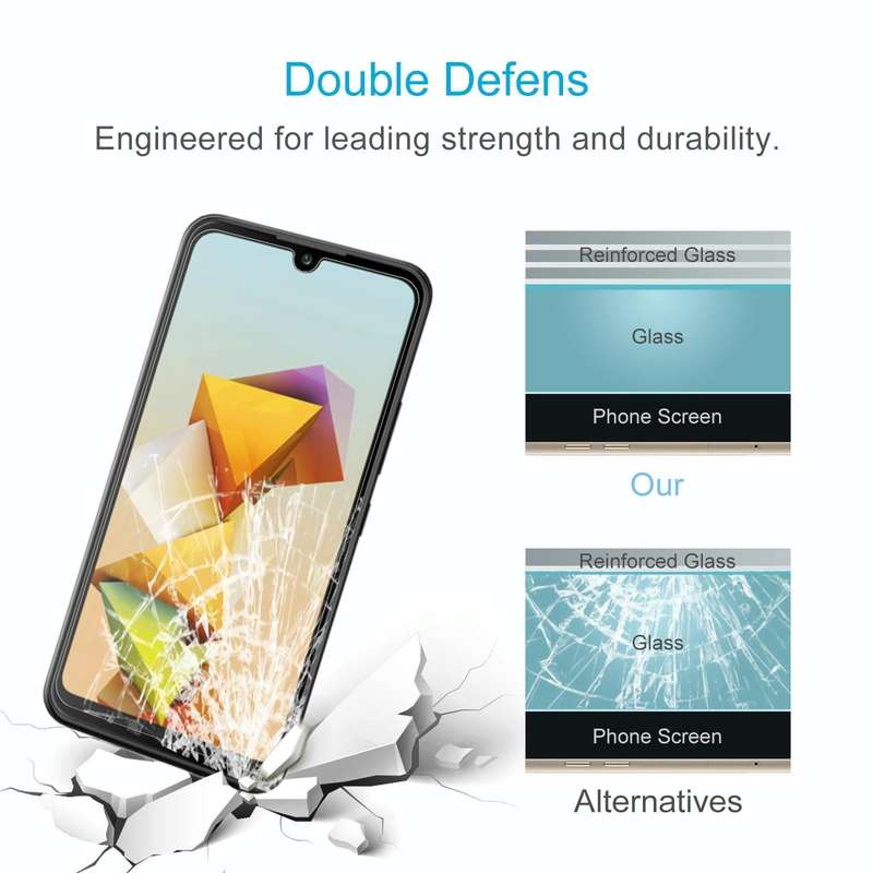 For ZTE Blade A33s 10pcs 0.26mm 9H 2.5D Tempered Glass Film