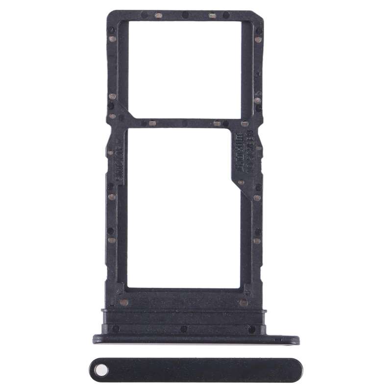 For Honor X7 SIM + SIM / Micro SD Card Tray (Black)