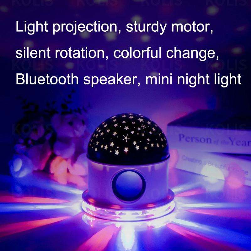 Bluetooth Music Starry Sky LED Projection Lamp, Spec: EU Plug