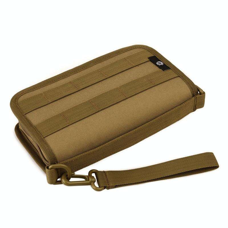 Outdoor Travel Passport Wallet 6 Inch Mobile Phone Bag(Army Green)