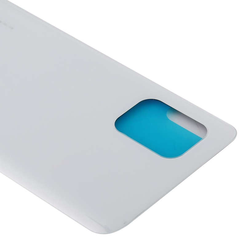 Glass Material Battery Back Cover for Xiaomi Mi 10 Lite 5G/Mi 10 Youth 5G(White)