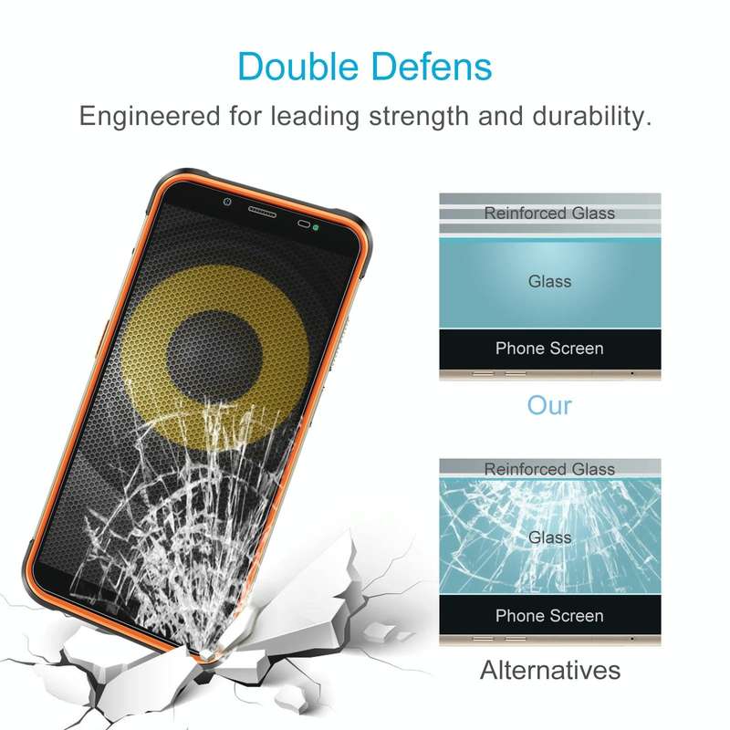 For Ulefone Power Armor 16 Pro 10 PCS 0.26mm 9H 2.5D Tempered Glass Film