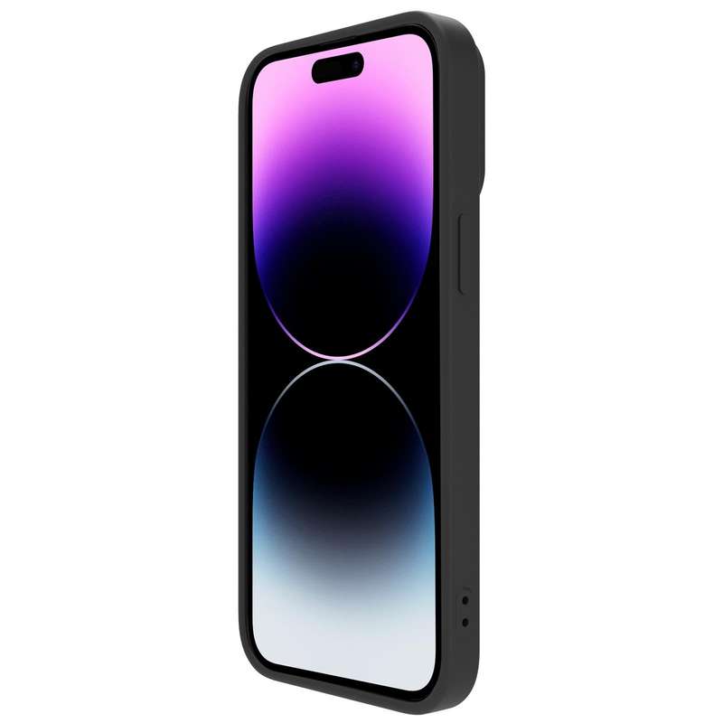 For iPhone 14 Pro NILLKIN CamShield Liquid Silicone Phone Case(Black)