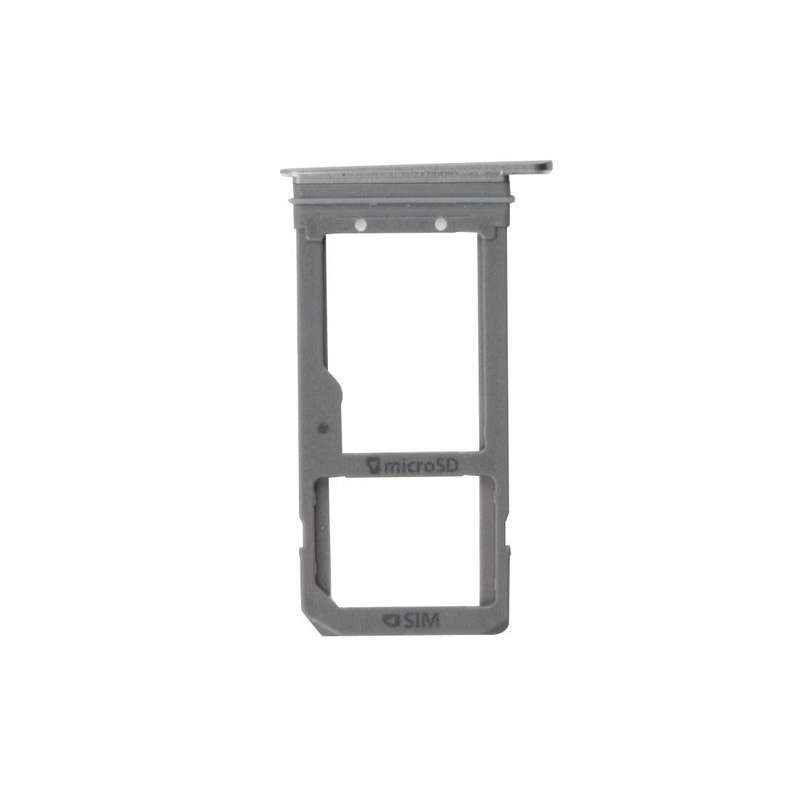 For Galaxy S7 Edge / G935 SIM Card Tray and Micro SD Card Tray  (Grey)
