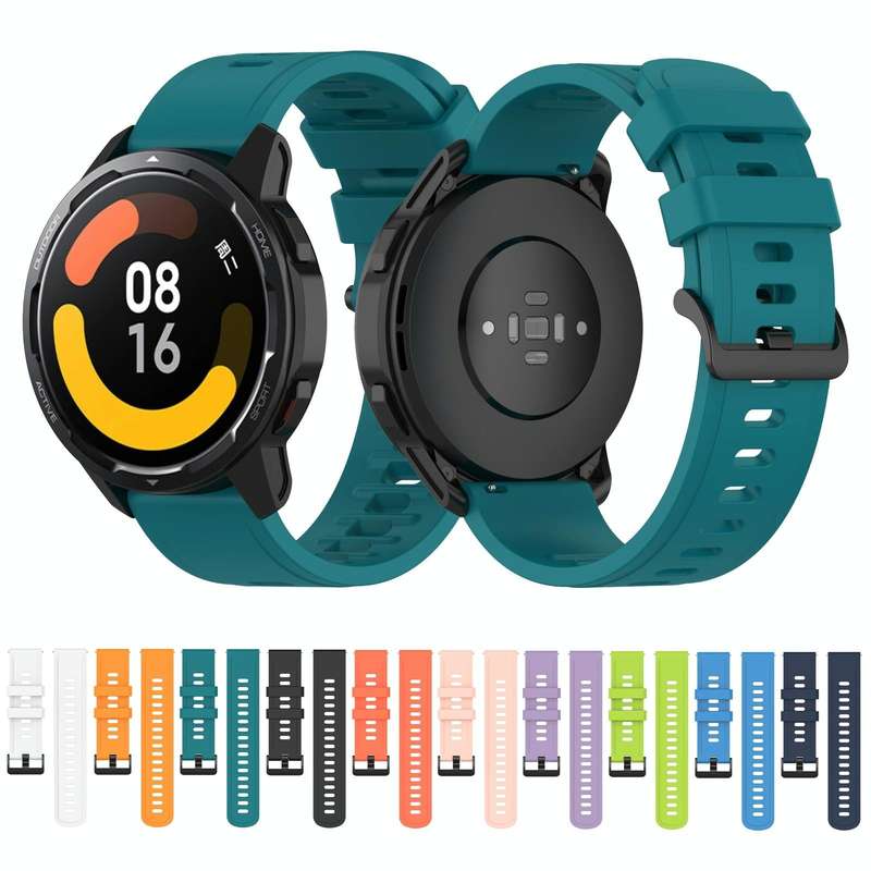 For Xiaomi Watch S1 Active / Watch Color 2 Solid Color Silicone Watch Band(Light Purple)