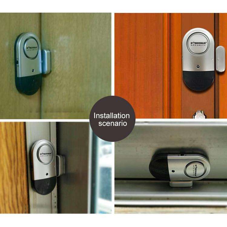 DOBERMAN SE-0701 Oval Household Anti-theft Door and Window Magnetic Spring Sensor Super Loud Simp...