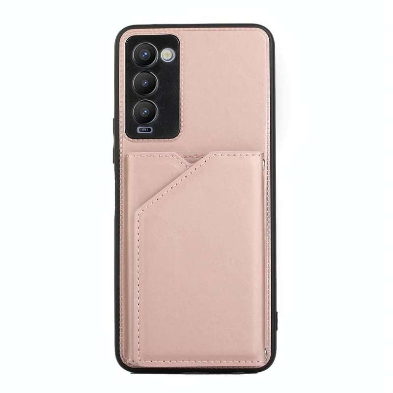 For Tecno Camon 18 Skin Feel PU + TPU + PC Phone Case(Rose Gold)