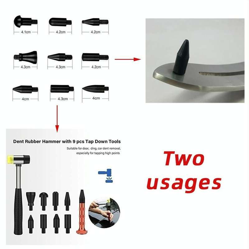 N2 72 in 1 Car Paintless Dent Removal Fender Damage Repair Puller Lifter, Plug Type:US Plug