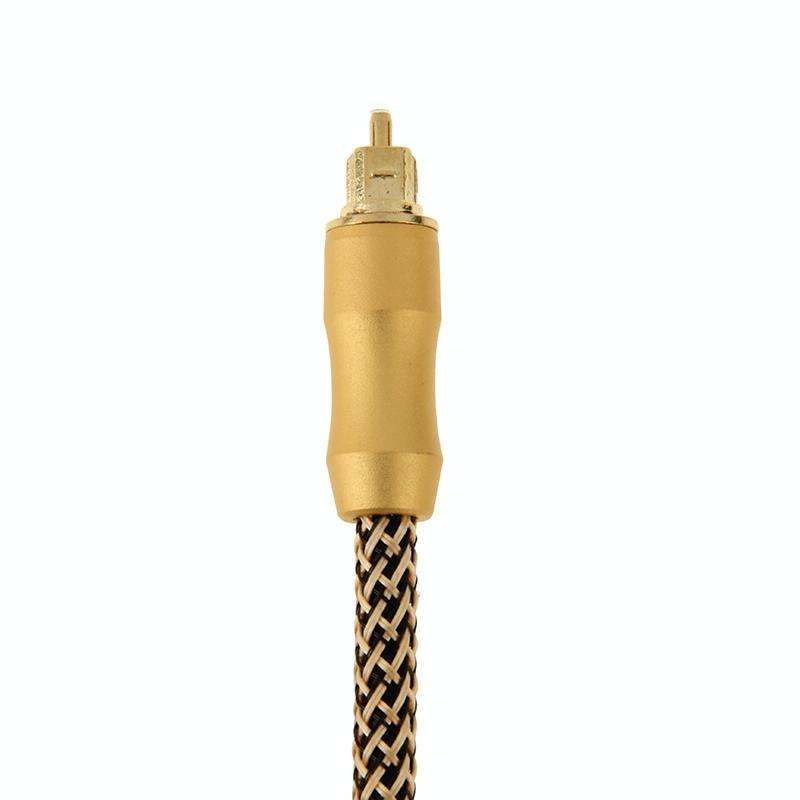 2m Length Digital Audio Optical Fiber Cable Toslink M to M, OD:6.0mm