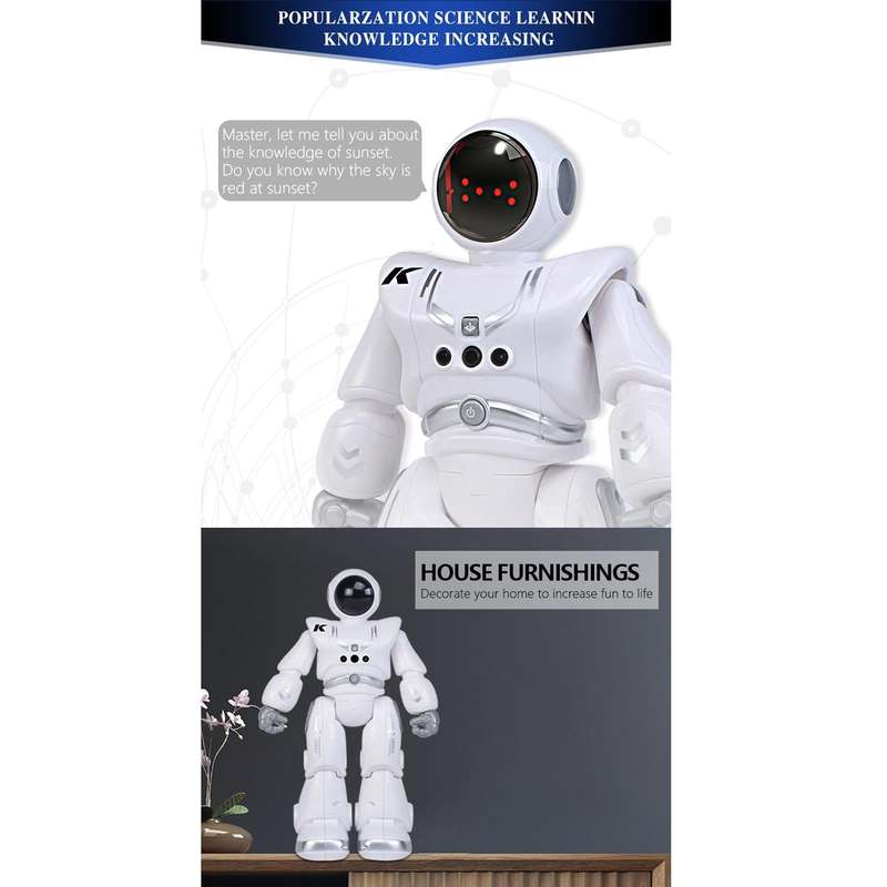 JJR/C R18 Gesture Sensing Remote Control Robot(Silver)