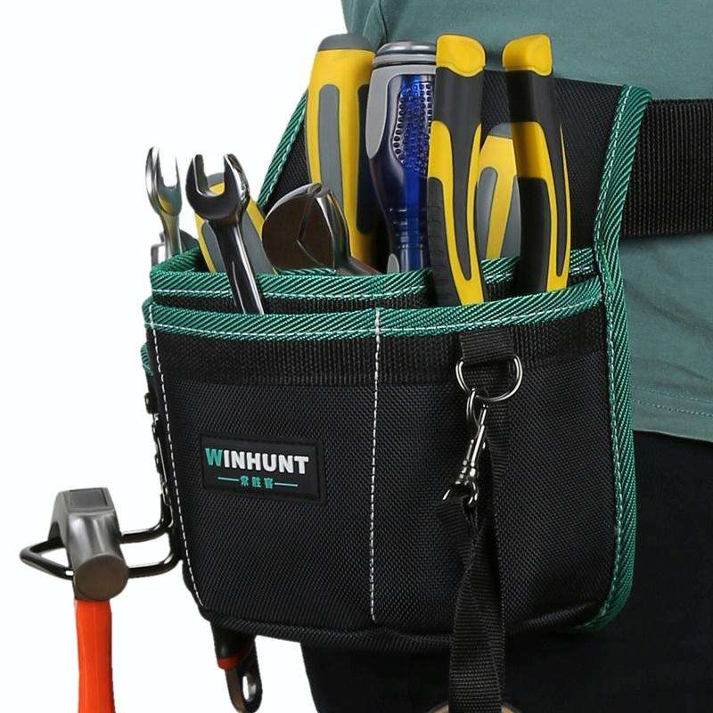 WINHUNT Multifunctional Canvas Electrician Tool Durable Storage Bag, Series: WH144