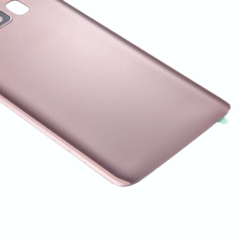 For Galaxy S8+ / G955 Battery Back Cover with Camera Lens Cover & Adhesive (Rose Gold)