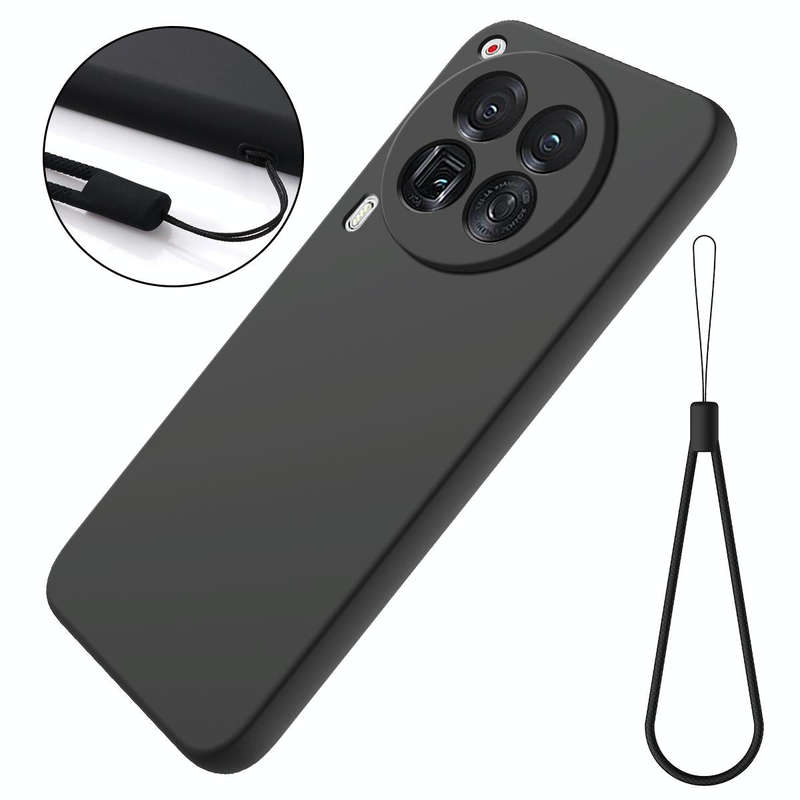 For Tecno Camon 30 Premier Pure Color Liquid Silicone Shockproof Phone Case(Black)