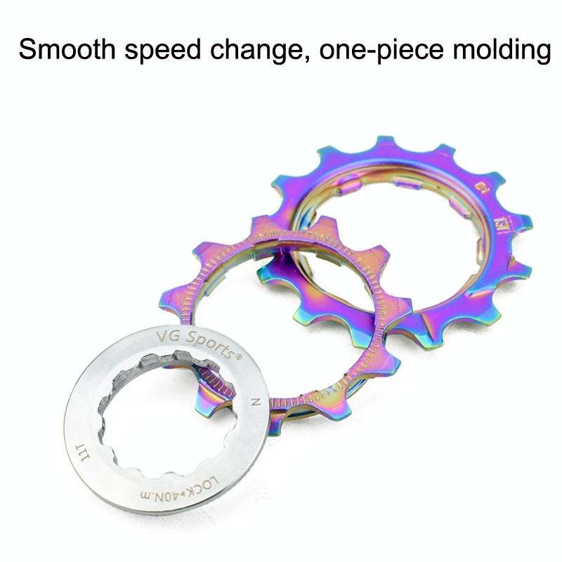 VG Sports Split Mountain Bike Lightweight Cassette Flywheel, Style:10 Speed 50T