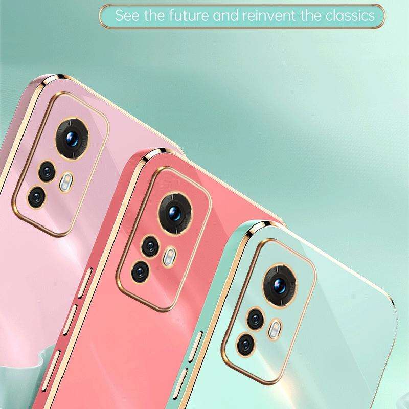 For Xiaomi 12 Lite XINLI Straight Edge 6D Electroplate TPU Phone Case(Celestial Blue)