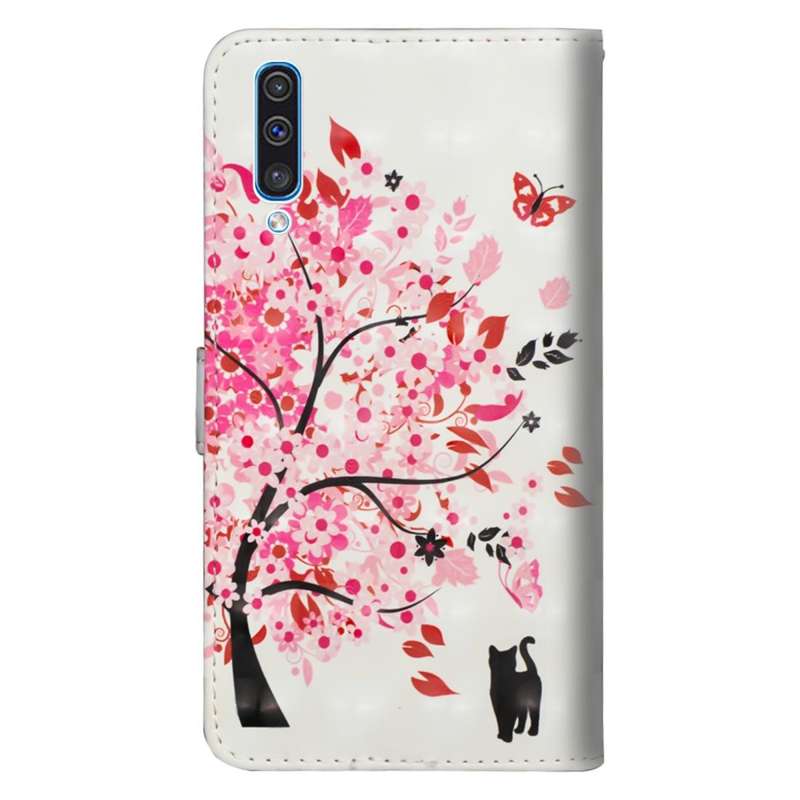 For Samsung Galaxy A30s 3D Painting Pattern Horizontal Flip TPU + PU Leather Case with Holder & C...