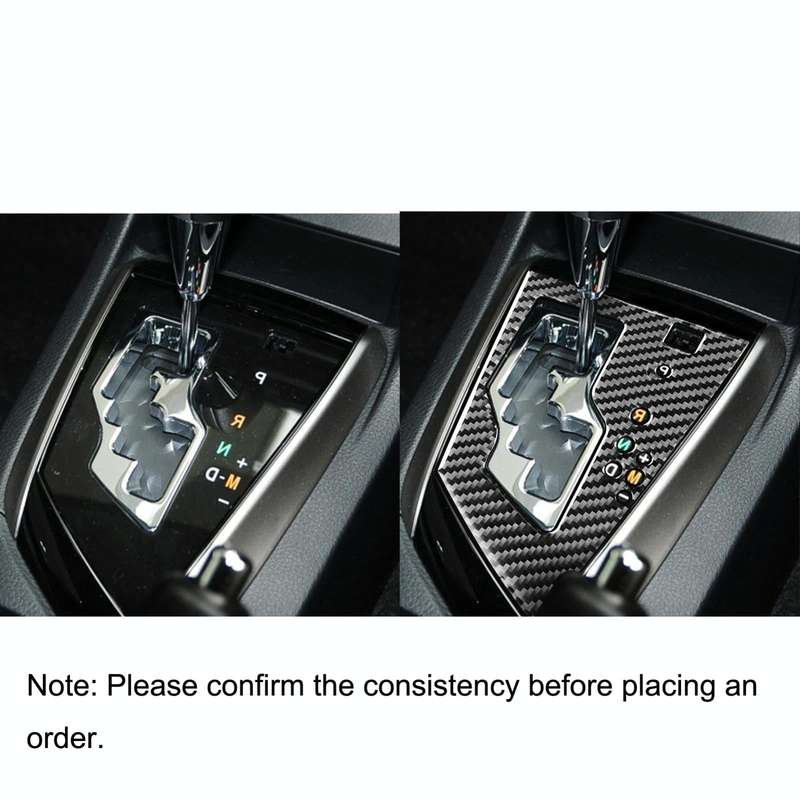 Car Carbon Fiber Gear Panel Decorative Sticker for Toyota Corolla / Levin 2014-2018, Right Drive ...