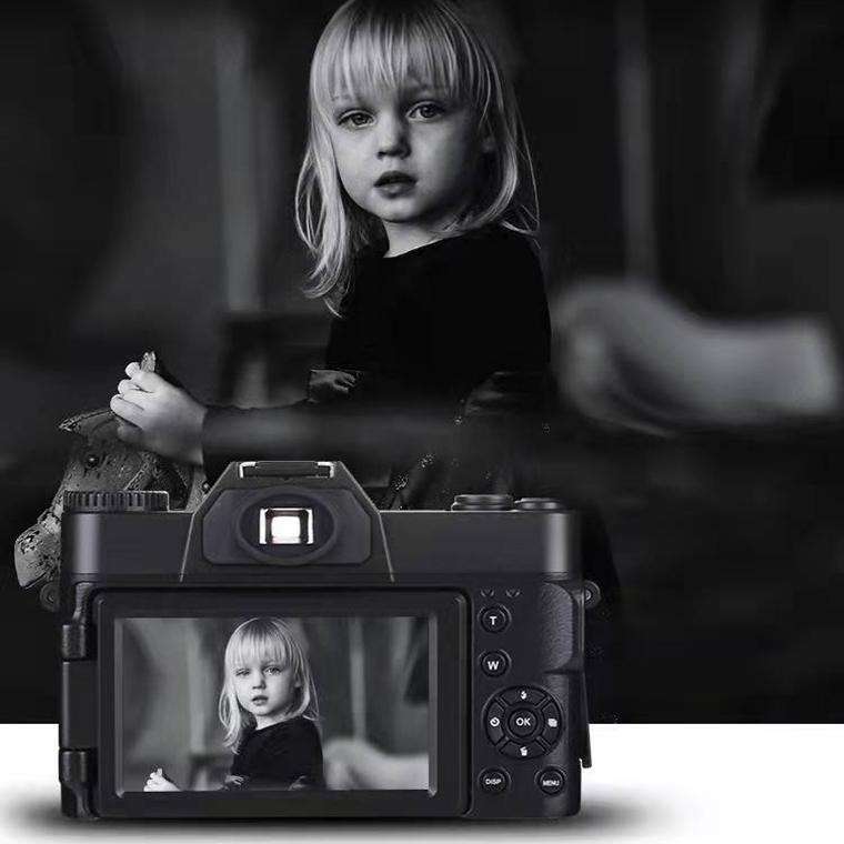 R10 4K HD 48MP Retro Foldable Screen Digital Camera(Simple Version)