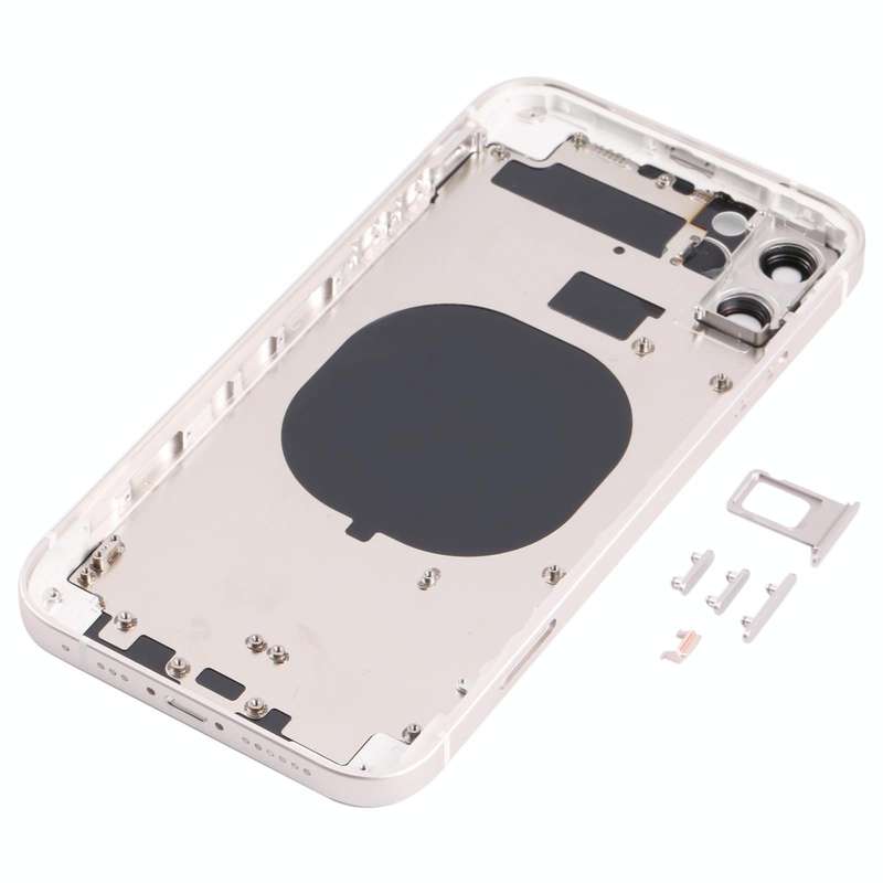 Back Housing Cover with Appearance Imitation of iP13 Pro for iPhone 11(White)