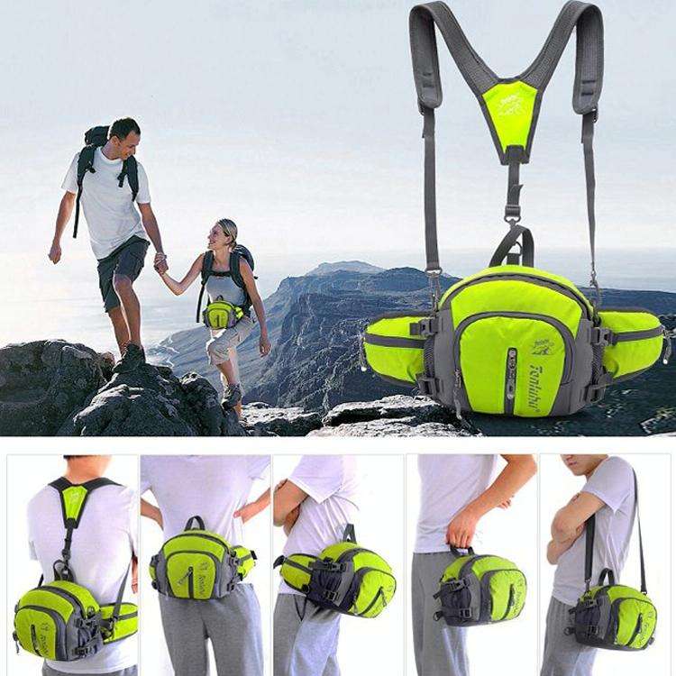 Tanluhu TLH322 Multi-Function Outdoor Waist Bag Hiking Riding Kettle Bag Travel SLR Camera Bag(Or...