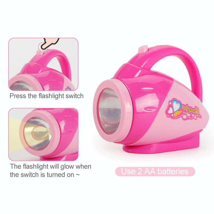 Mini Flashlight Pretend Play Children Simulation Appliances Toys