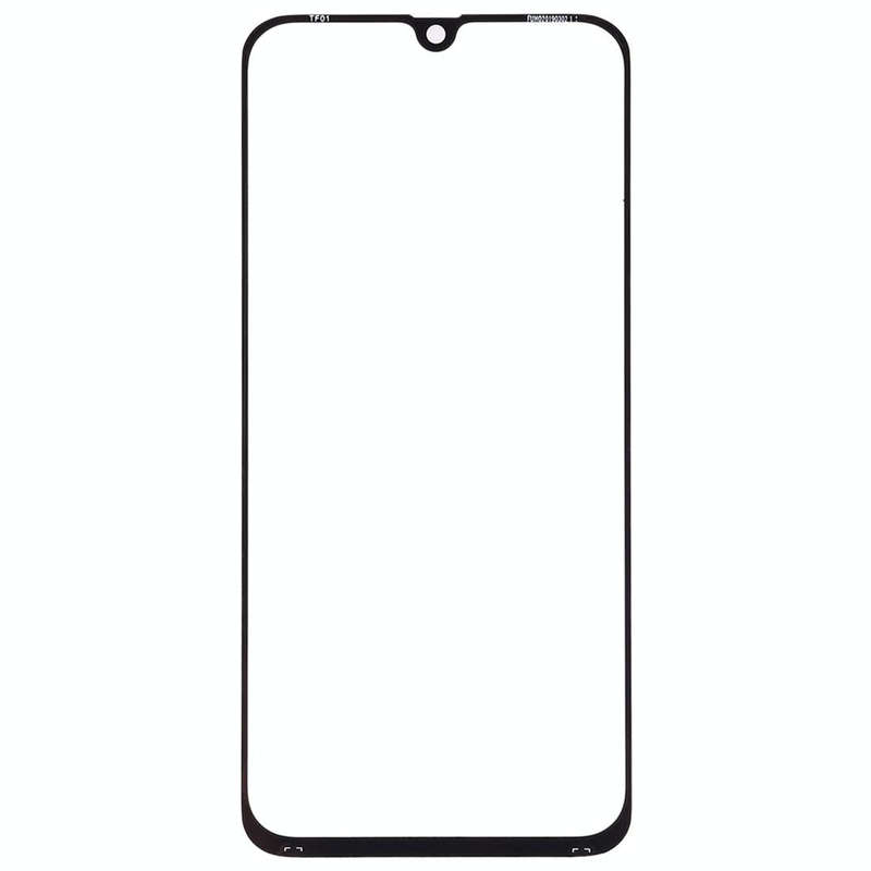For Galaxy A40 Front Screen Outer Glass Lens (Black)