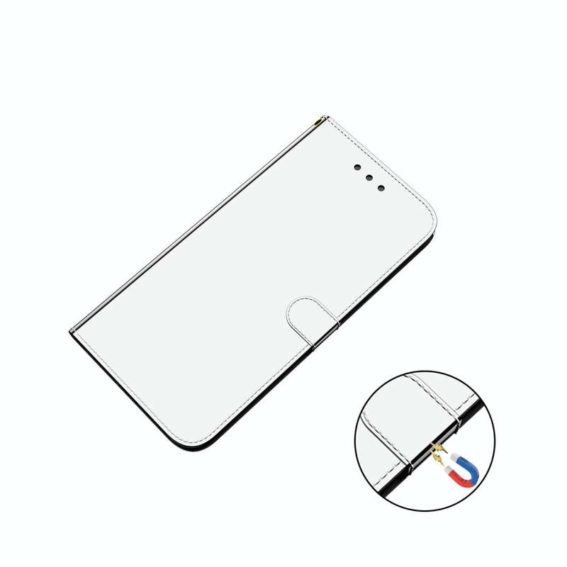 For Galaxy S20 Ultra Mirror-like Magnetic Attraction Horizontal Flip Leather Case with Lanyard, S...