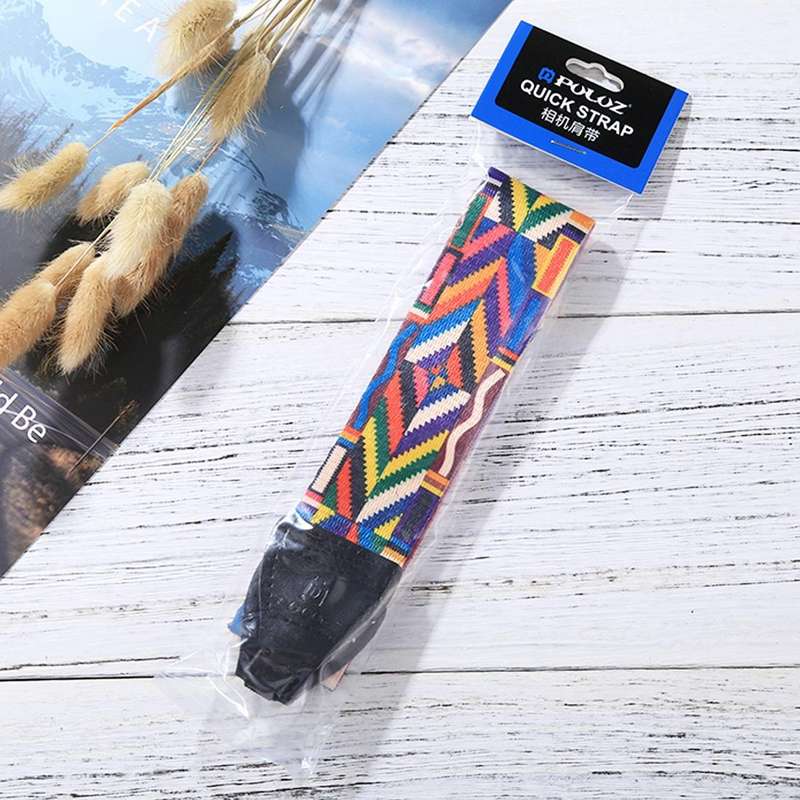 PULUZ Retro Ethnic Style Multi-color Series Shoulder Neck Strap Camera Strap for SLR / DSLR Cameras