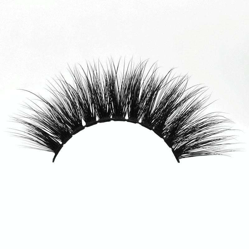 1 Pair Set 3D Mink Eyelashes Natural Thick False Eyelashes(#68)
