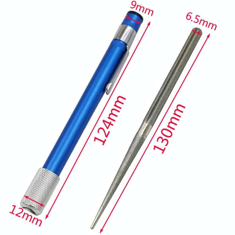 Diamond Carbon Steel Knife Fishhook Sharpener Portable Kitchen Accessories Multi Purpose Sharpene...