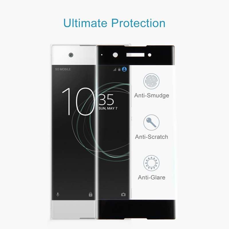 For Sony Xperia XA1 0.33mm 9H Surface Hardness 3D Curved Full Screen Tempered Glass Screen Protec...