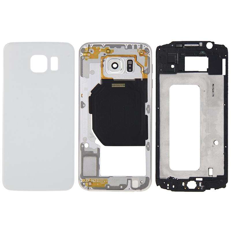 For Galaxy S6 / G920F Full Housing Cover (Front Housing LCD Frame Bezel Plate + Back Plate Housin...