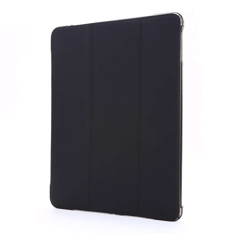 For iPad Air 2 Airbag Horizontal Flip Leather Case with Three-fold Holder & Pen Holder(Black)