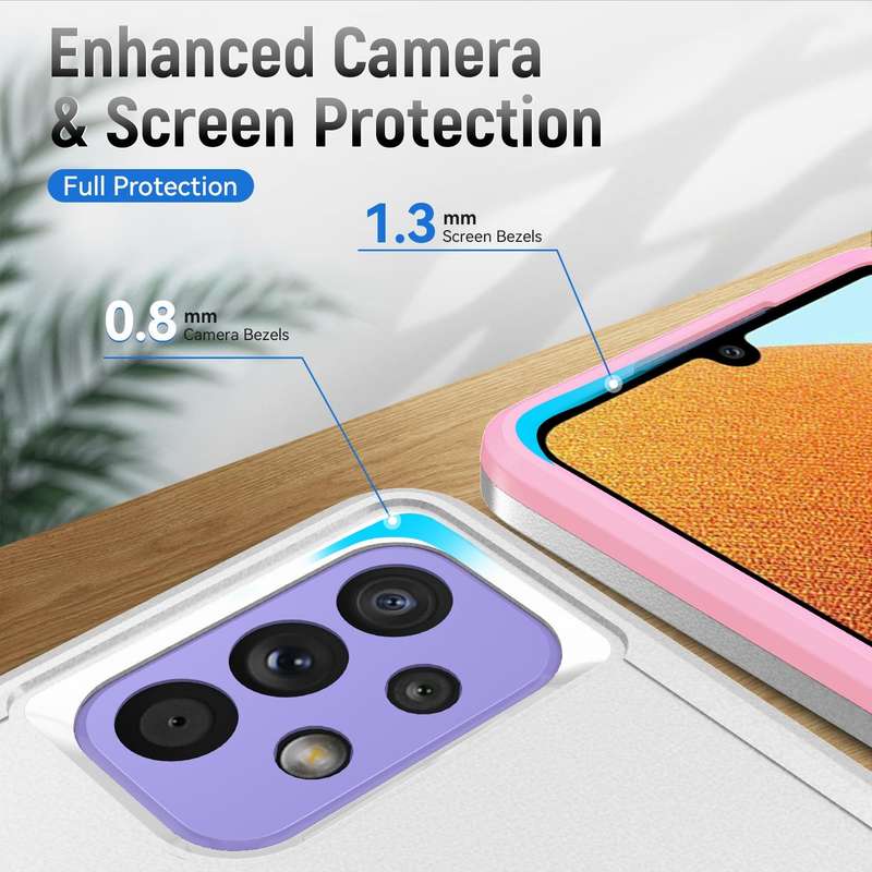 For Samsung Galaxy A73 Pioneer Armor Heavy Duty PC + TPU Phone Case(White)