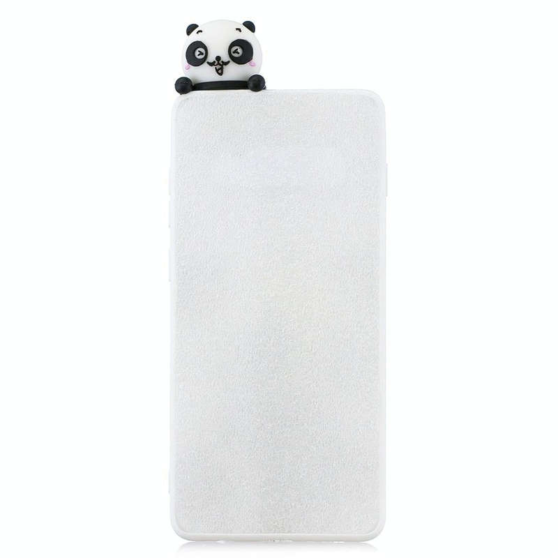 For Galaxy S10+ Shockproof Cartoon TPU Protective Case(Panda)