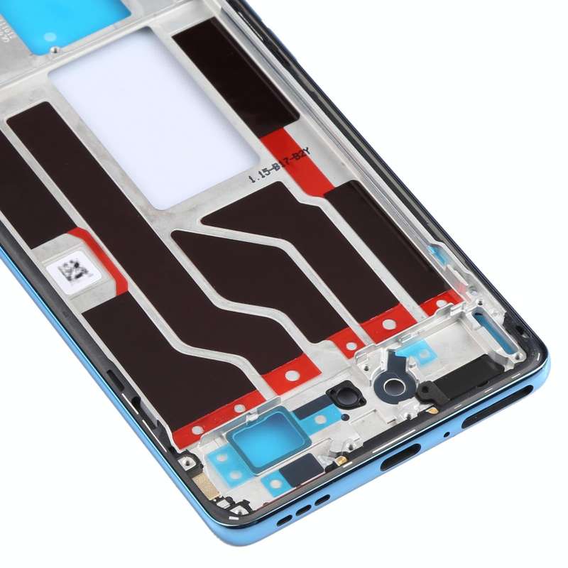 For OPPO Reno5 Pro 5G PDSM00, PDST00, CPH2201 Original Front Housing LCD Frame Bezel Plate (Blue)
