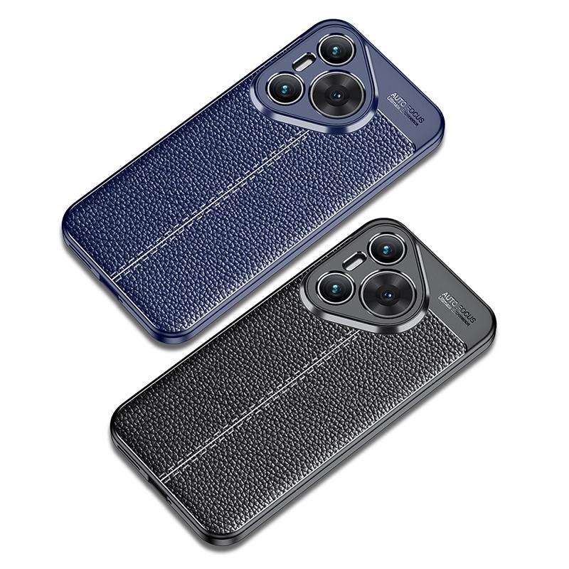 For Huawei Pura 70 Pro / 70 Pro+ Litchi Texture TPU Shockproof Phone Case(Black)