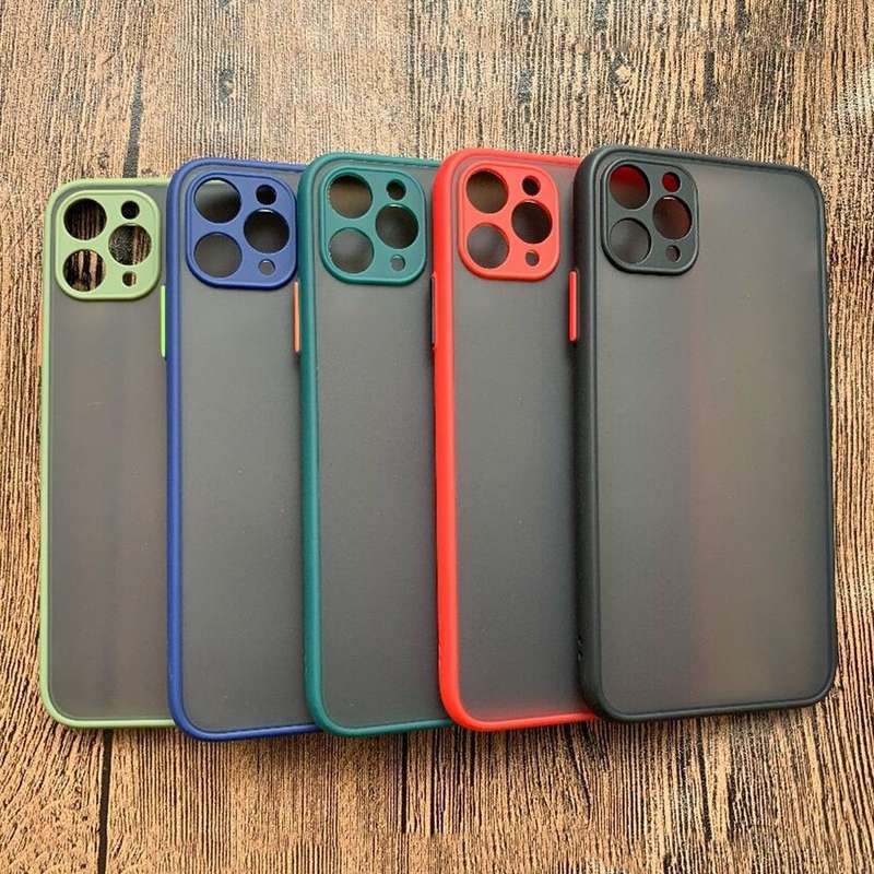 For iPhone 11 Shockproof Frosted TPU + PC Protective Case(Matcha Green)