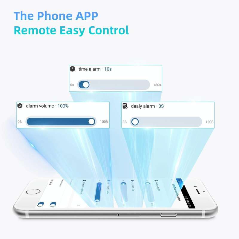 Tuya WIFI Sound and Light Water Immersion Alarm Leak Sensor Overflow Alarm Detector