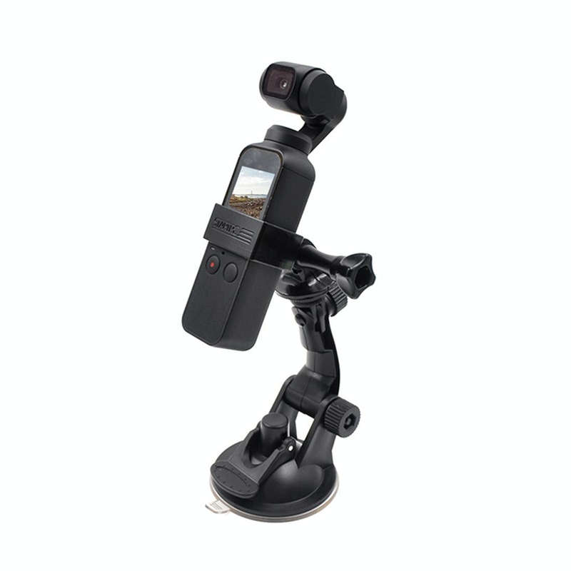 STARTRC Multifunctional Automobile Glass Suction Cup Fixing Bracket Holder for DJI OSMO Pocket Gi...