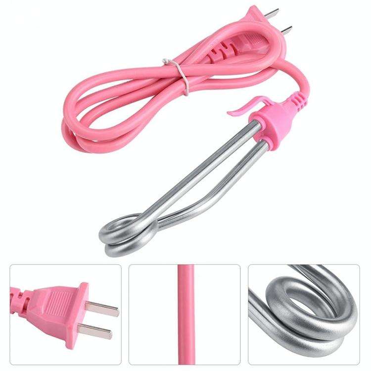 MJ-R4 Electric Water Heater Element Mini Boiler Hot Water Immersion Travel Use 600W (Color Random...