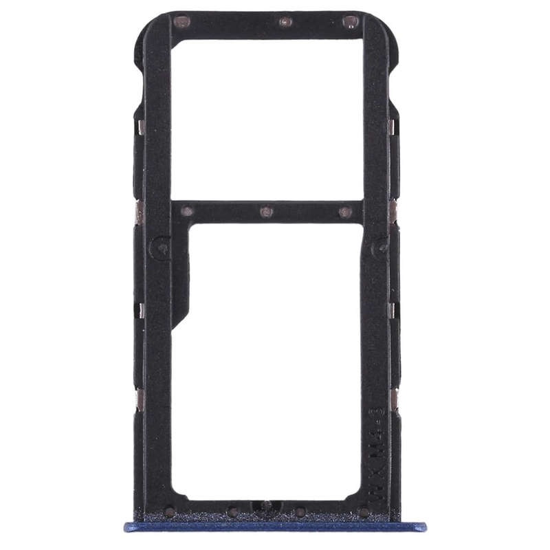SIM Card Tray + SIM Card Tray / Micro SD Card Tray for Huawei Honor Play 7X (Blue)