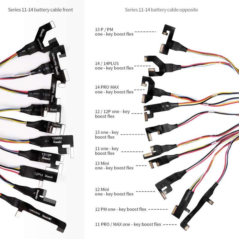 QianLi Generation 7th iPower Pro Max DC Power Control Test Cable for iPhone 6-14 Series