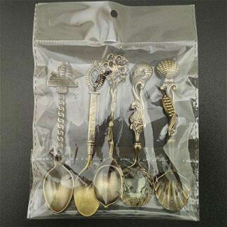 1 Set Stainless Steel Creative Coffee Spoon Soup Spoon Western Style Tableware(Red Bronze)