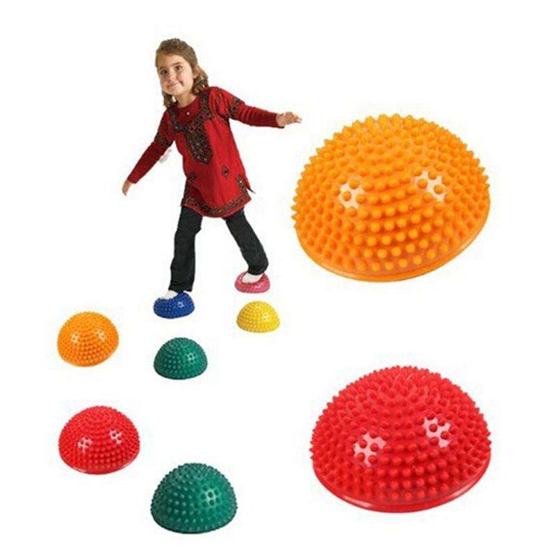 Hemisphere Balance Stepping Stones Durian Spiky Massage Ball Sensory Integration Indoor Outdoor G...