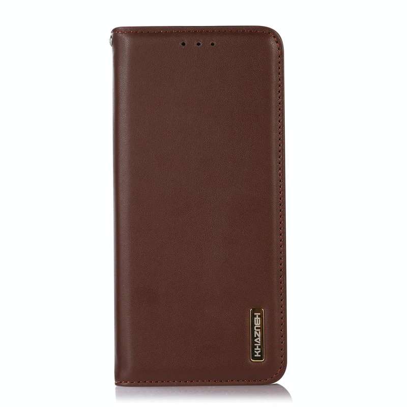 OPPO Reno10 5G / 10 Pro 5G Global KHAZNEH Nappa Top Layer Cowhide Leather Phone Case(Brown)