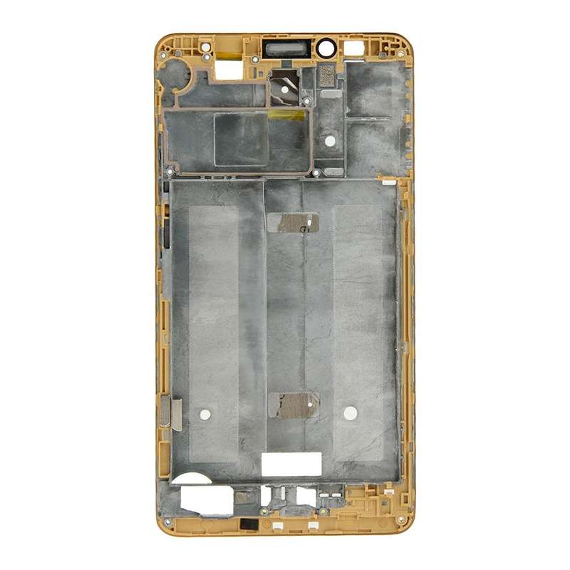 For Huawei Ascend Mate 7 Front Housing LCD Frame Bezel Plate(Gold)